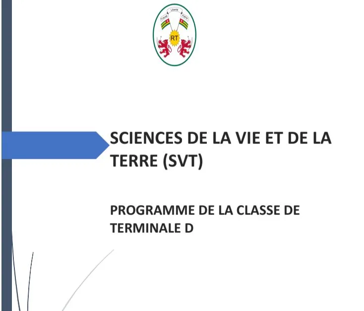 Programme SVT Terminale D
