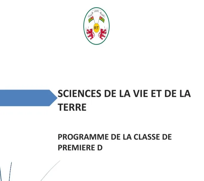 Programme SVT première D