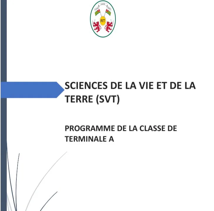 Programme SVT Terminale A