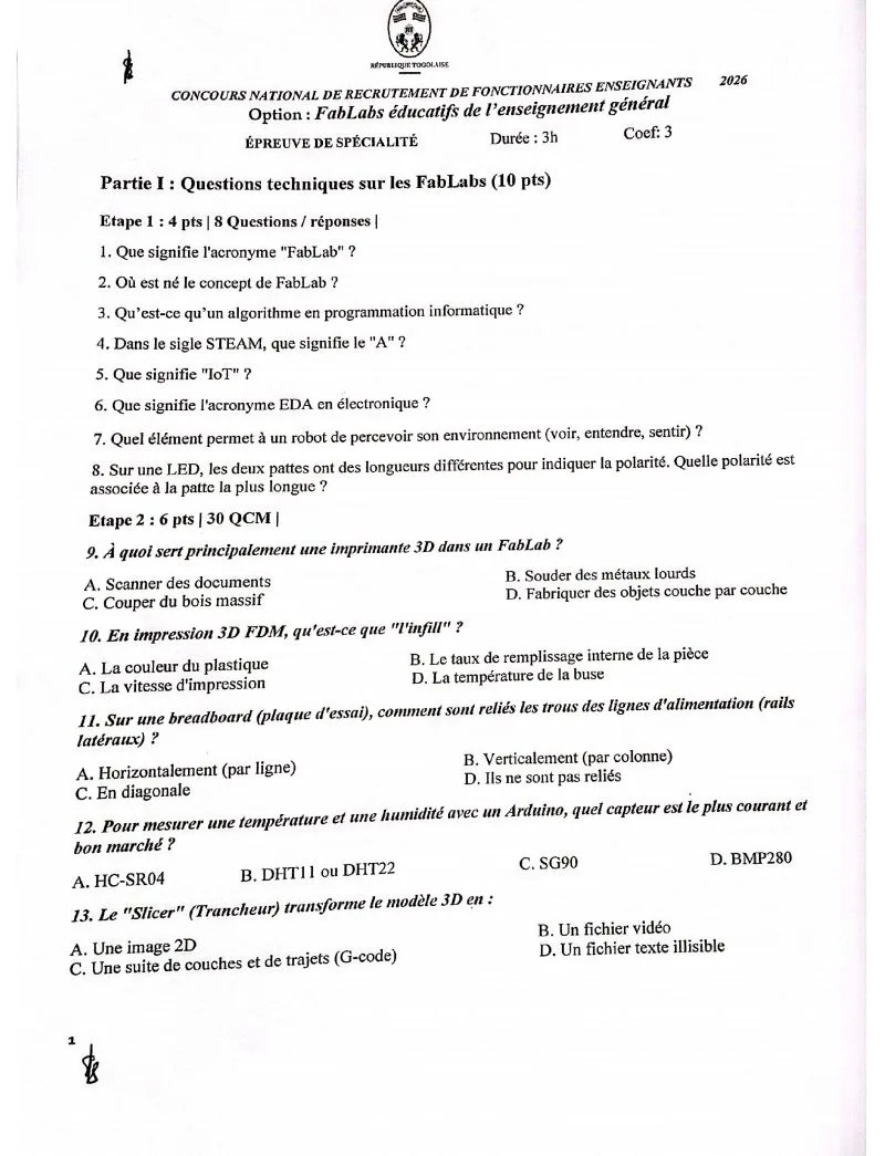 CNREF2026 OPTION FABLABS PHYSIQUE - CHIMIE