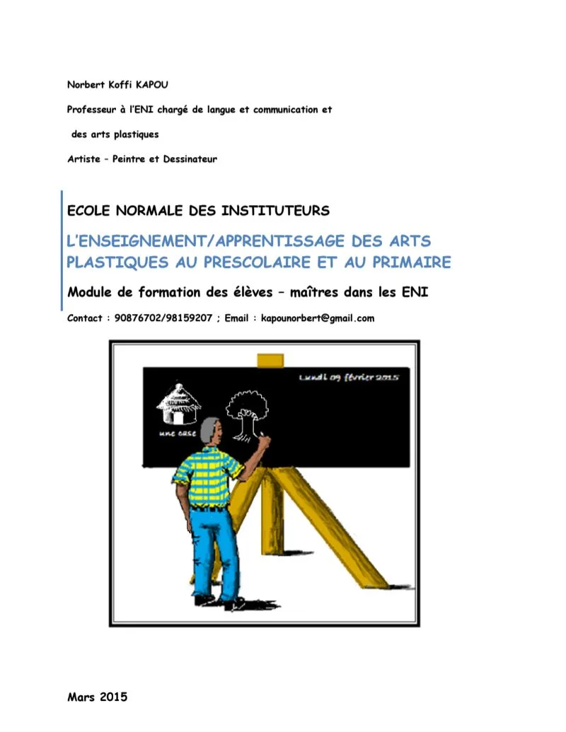 COURS DE DESSIN ENI